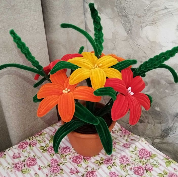 Цветы ручной работы