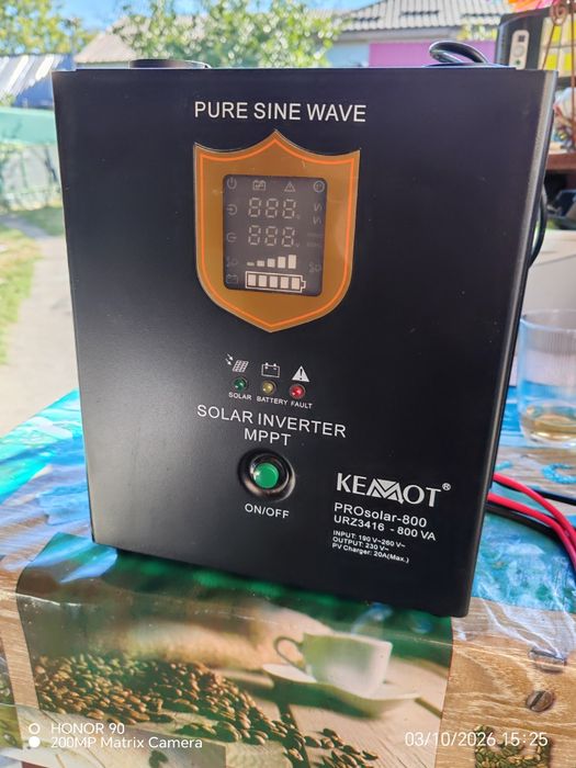 Invertor solar Kemot ,Prosolar 800,URZ3416