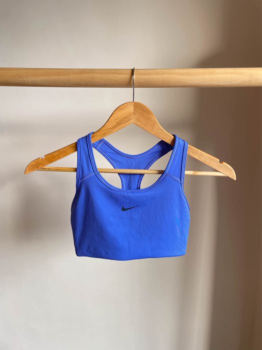 Спортно бюстие NIKE в син цвят