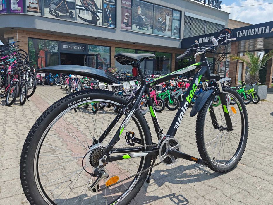 PA Алуминиев велосипед 27.5" PRO зелен