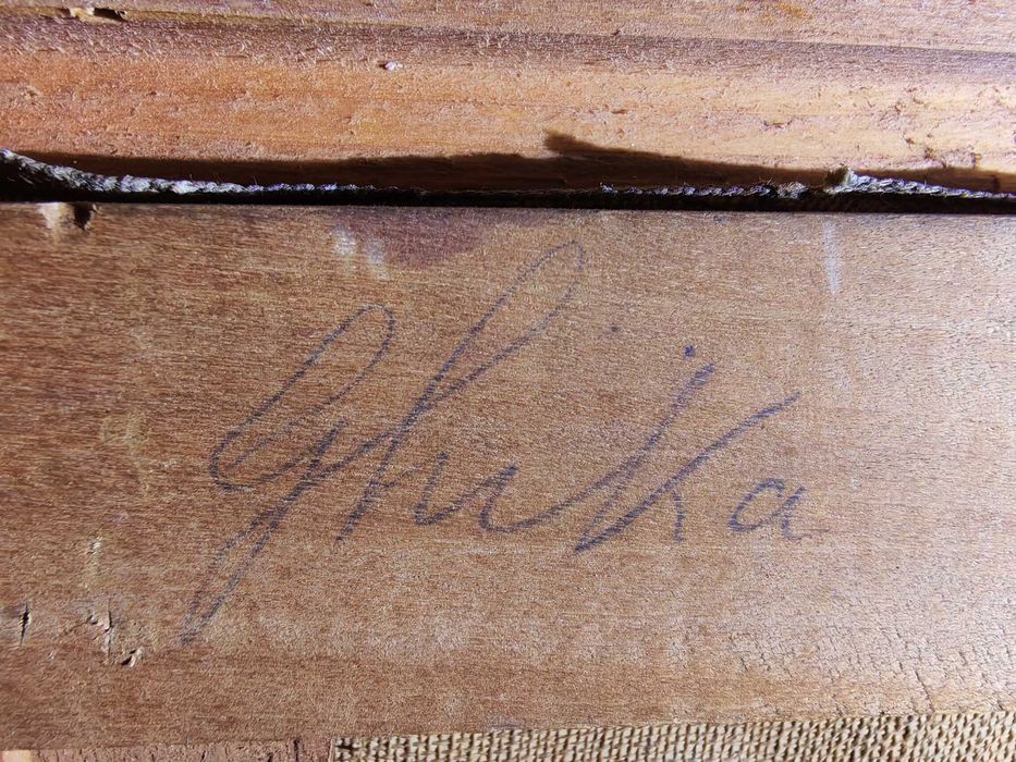 Tablou mare  Nicolae Grigorescu Barbizon, colectia Ghika, nr 14