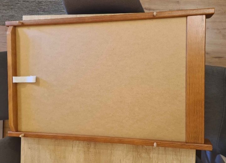 Masa de infasat din lemn atasabila la patut bebe Vintage