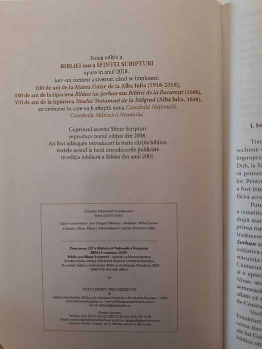 Biblia Editia 2018, 1560 pagini