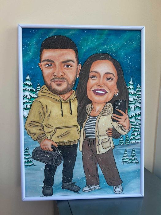 Карикатура - ръчно рисувана