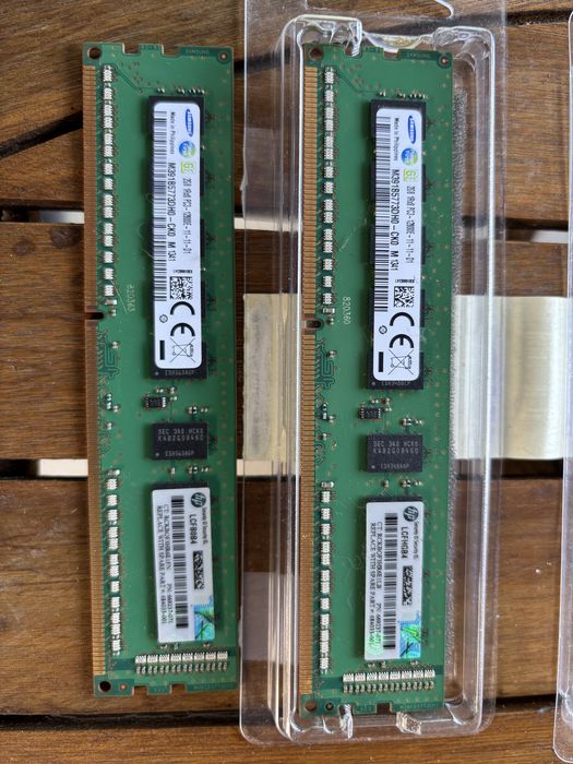 Memorie RAM Samsung 2x2GB DDR3 ECC Unbuffered (4GB total) - HP MicroServer Gen8
