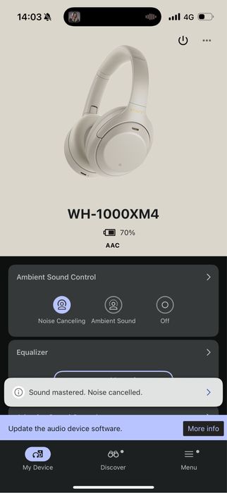 Casti Sony WH-1000XM4 NOI