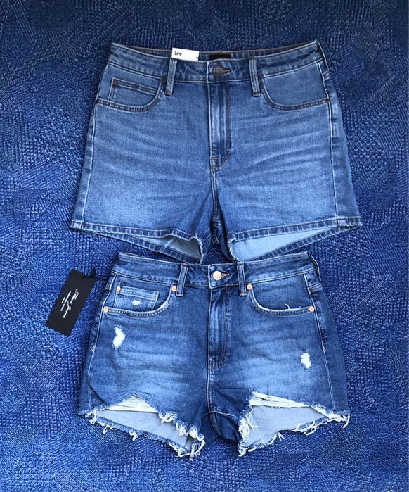Lee / Mavi Mid Short ОРИГИНАЛНИ дамски къси дънки - 27 и 28