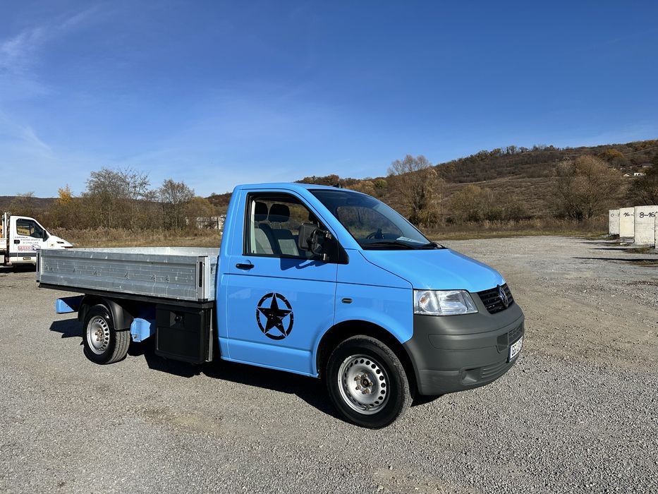 VW Transporter T5, 1.9 TDI-102 cp, camioneta/lada maxi 3.0 m