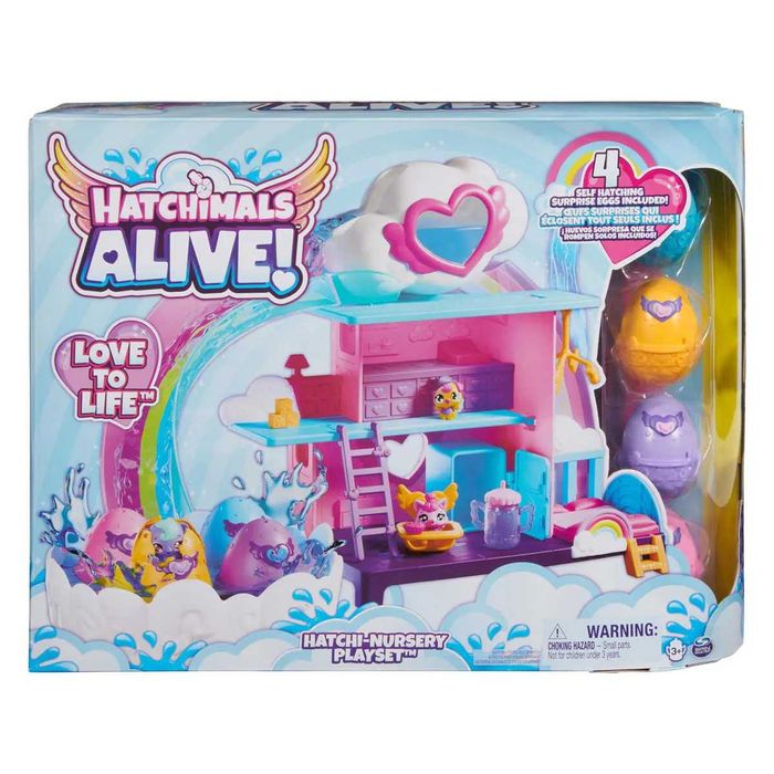 HATCHIMALS Alive комплект с 4 яйца изненада излюпващи NURSERY