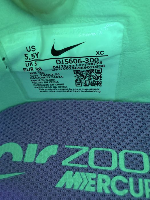 Nike Jr. Mercurial Superfly 9 Pro EU 38