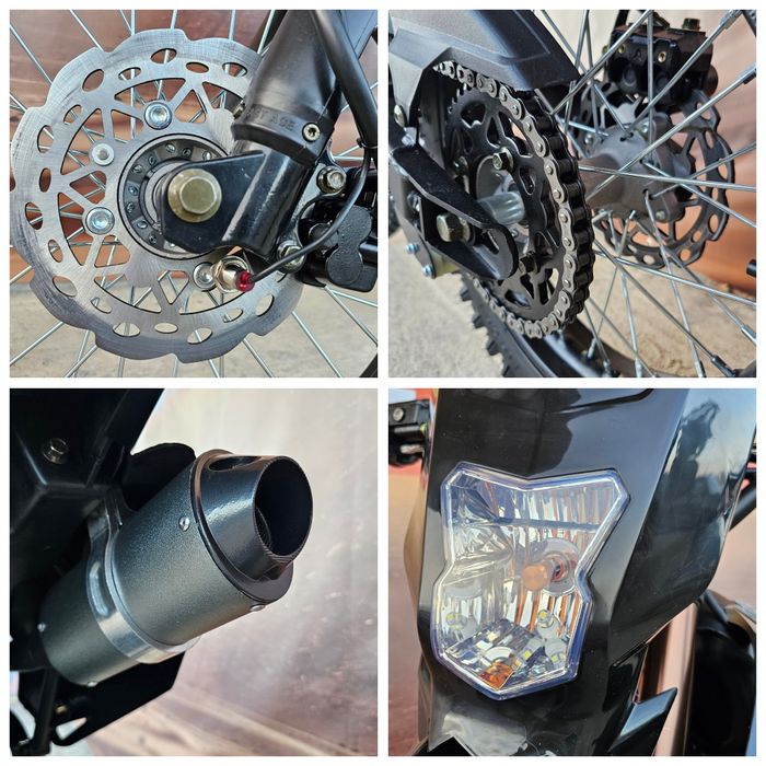 Cross motocicleta KXD Hurricane cu LCD Bord digital 125cc PRO