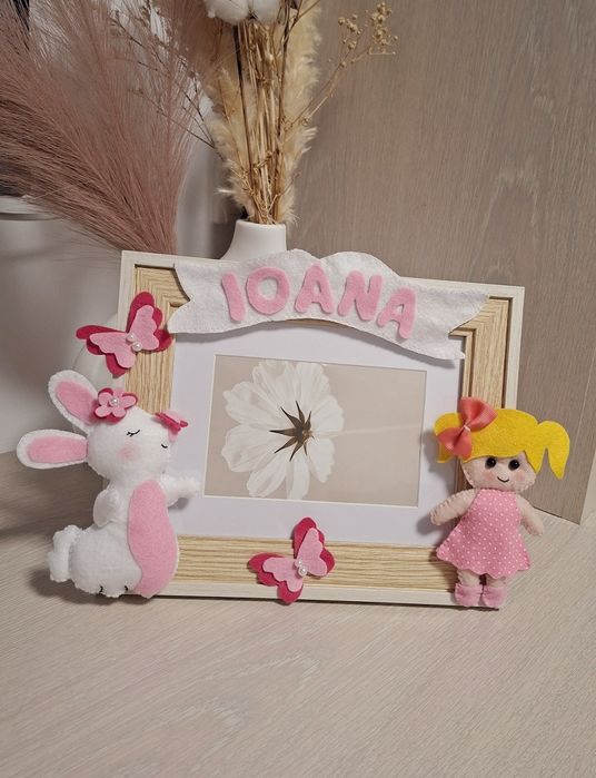 Rama foto personalizata fetru