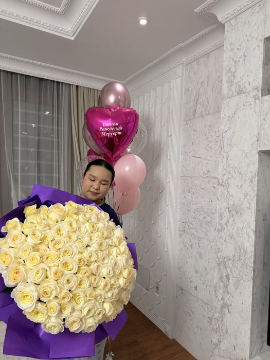 Абсолюно свежие 101 роза