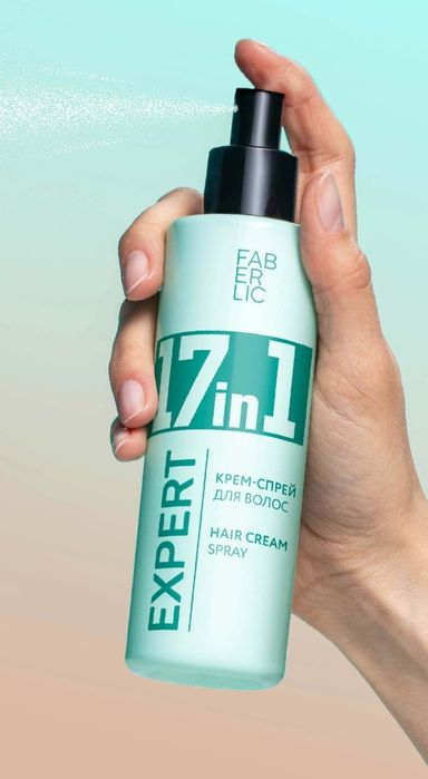 Expert 1 da 17 sochlar uchun krem-sprey