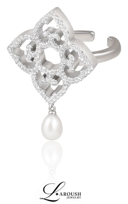 Кольцо серебряное Laroush