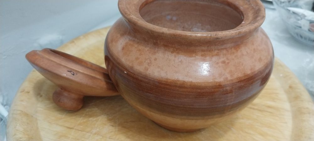 Глинянные горшки в наборе