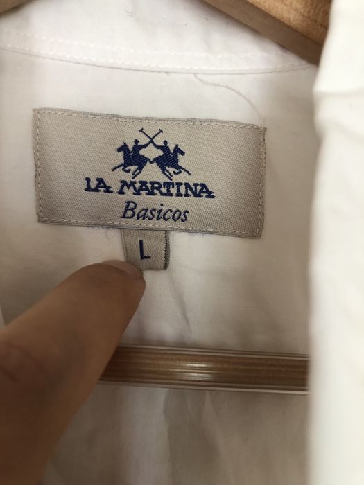 La Martina и Dsquared2 Мъжка Бяла Риза Размер M