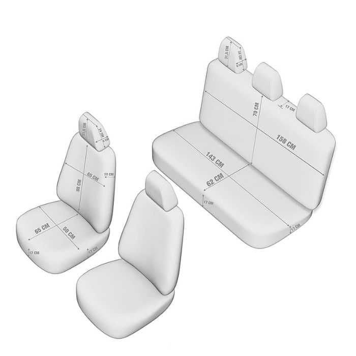 Тапицерия за седалки Otom Premium PRM118 (ЧерноБяло)