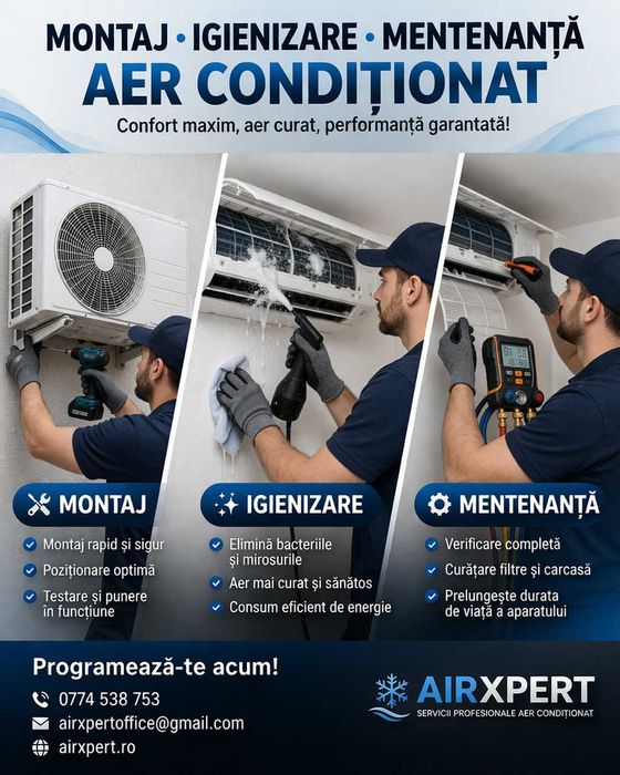 montaj aer conditionat