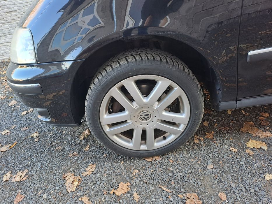 Vând set jante aliaj r17 originale vw sharan 5x112