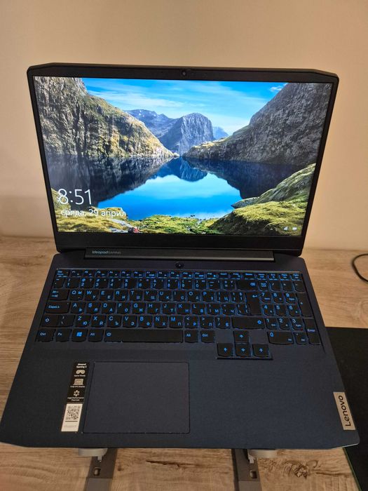 Гейминг лаптоп Lenovo IdeaPad Gaming 3 15ARH05 – Ryzen 7 4800H, 16GB RAM, GTX 1650 Ti, 512GB SSD
