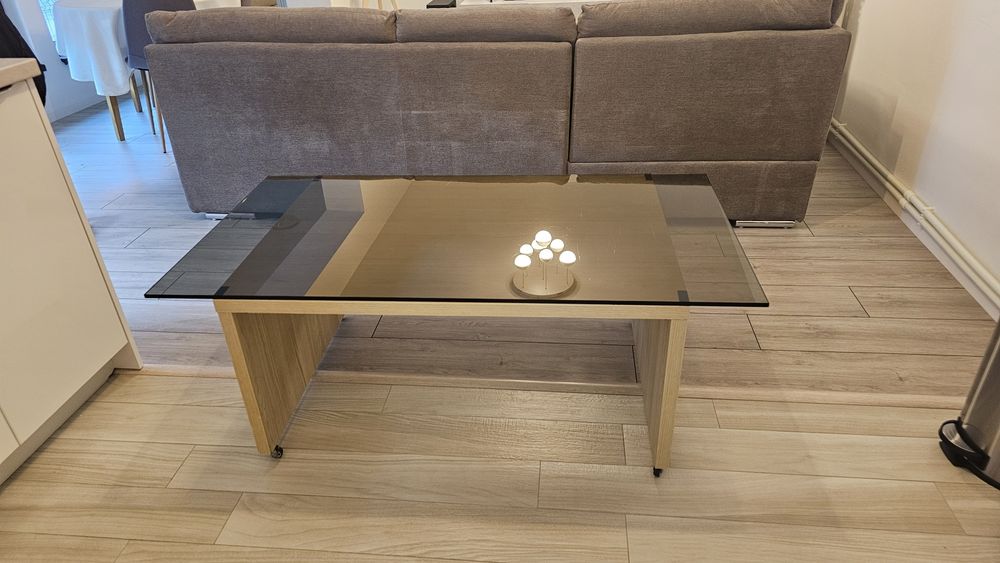 Masă cafea living lemn masiv