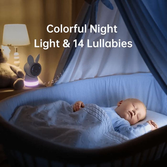 Monitor pentru bebeluși Arenti AInanny cu 2 camere și ecran LCD