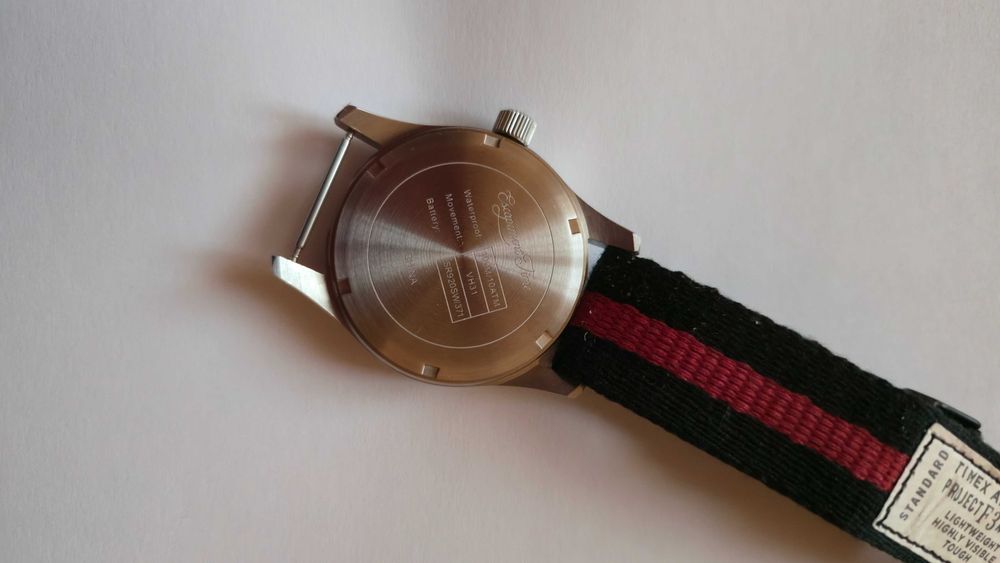 Vand ceas Escapement Time homage Hamilton Khaki Field  100m WR.