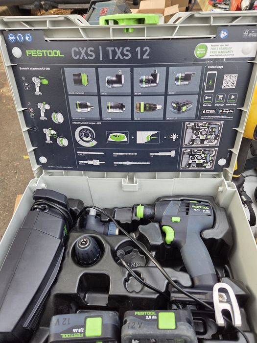 FESTOOL TXS 12 2.5-Set   Акумулаторен винтоверт