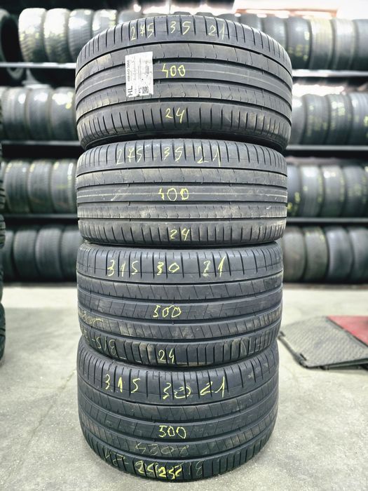 SET 315/30/21 + 275/35/21 VARA PIRELLI 2024 Stare excelentă