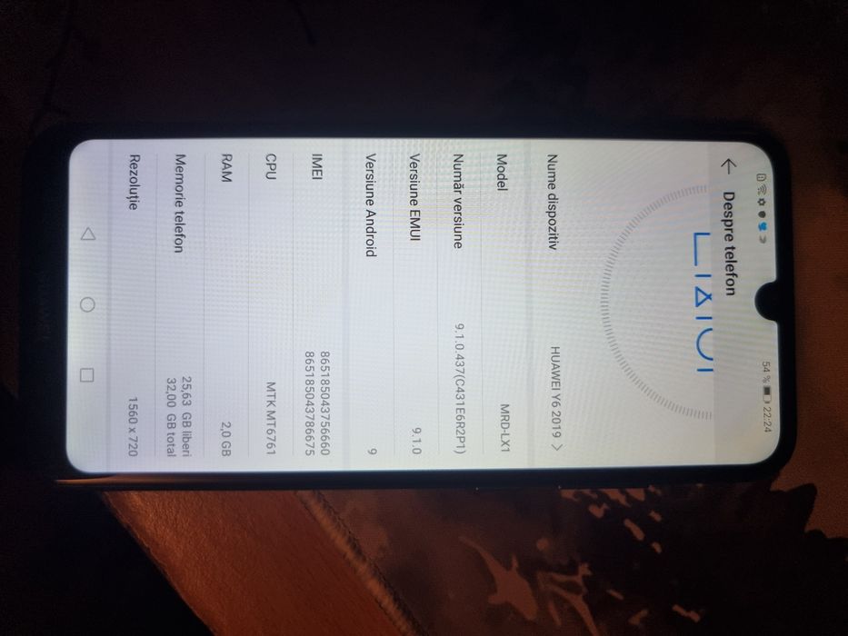 Huawei Y6 2019 MRD-LX1 Dual SIM MicroSD