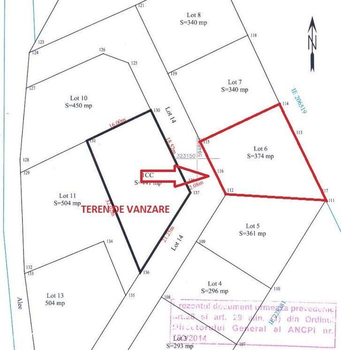 Vanzare Teren Theodor Pallady - Drumul Lunca Corbului