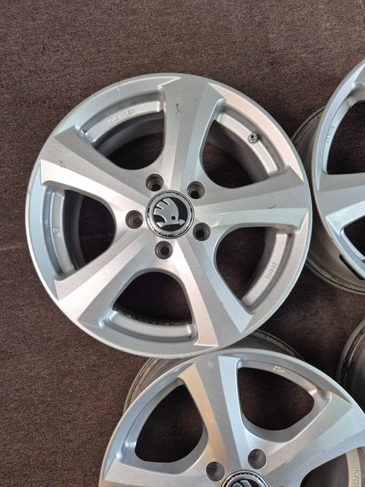 Jante Aliaj 5x112 16'' VW Golf Passat Touran Sharan Caddy T-Roc / Skoda Octavia Superb Karoq 7J ET 48 !
