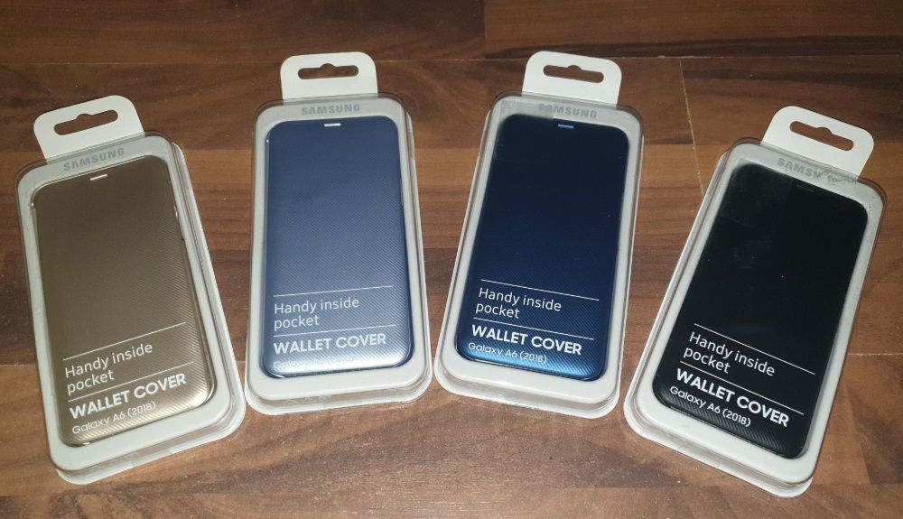 Husa flip smart activa originala Samsung Wallet Cover A6 2018 A600