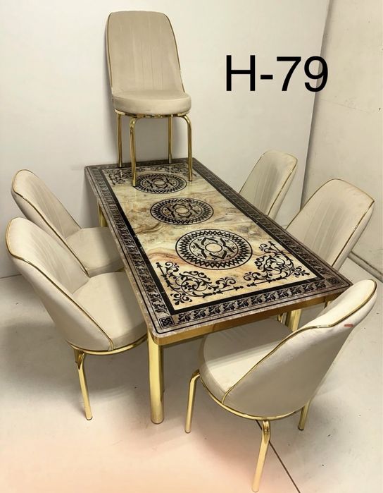 Маса ТРАПЕЗНА и 6 стола