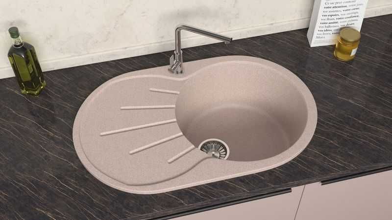 Кухонные мойки Glanze J150 (Темно серый,Белый, Серый)