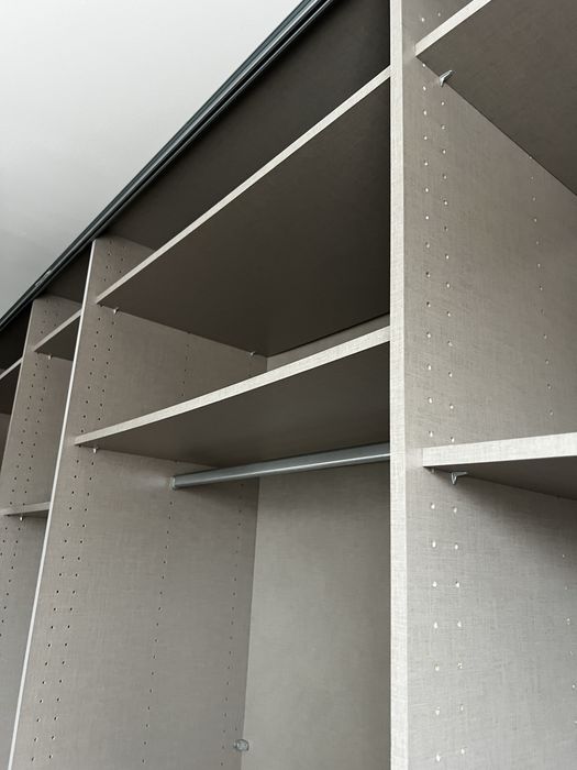 Dressing/Dulap 315/220/60 cm 3 usi culisante alb/oglinda