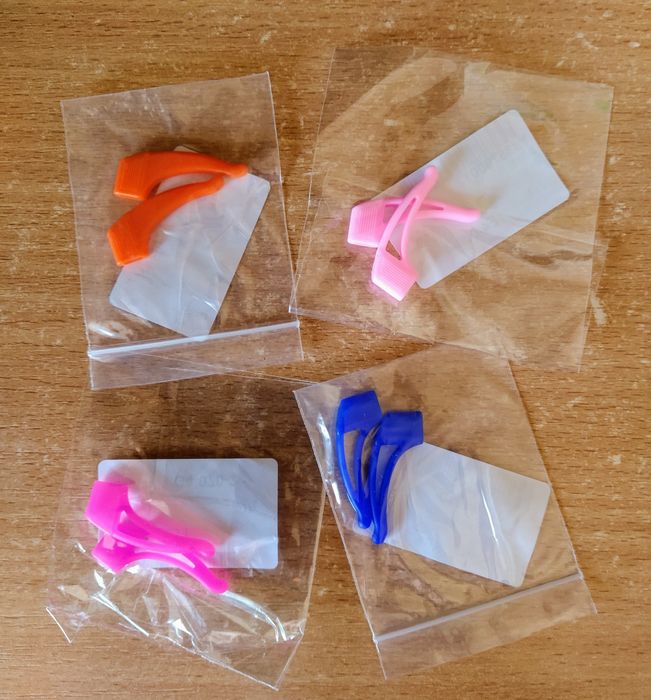 Suport ochelari copii/adulți, suport anti-alunecare(terminale) din sil