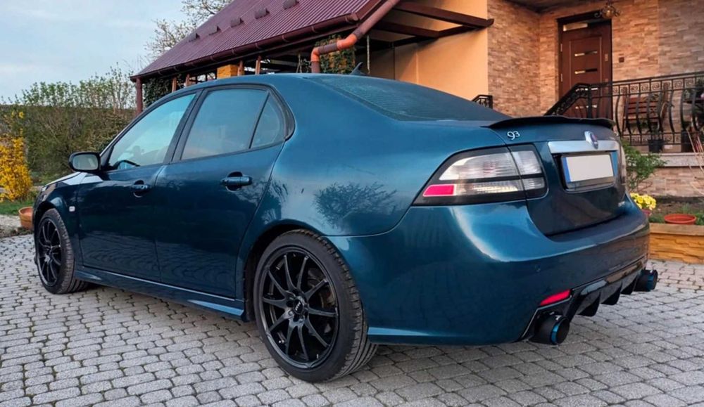 Difuzor bara spate fusta lip spoiler SAAB 93 9-3 AERO 2006+ SEDAN