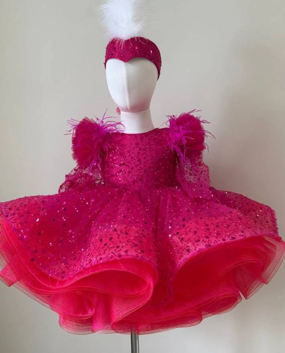 Люкс платье, кәжекей и тақия на девочку 1 год