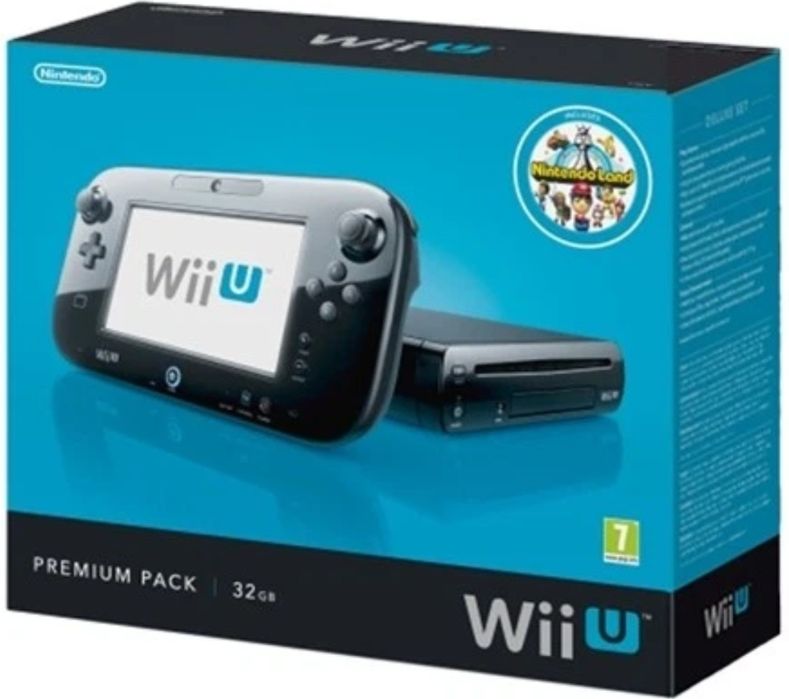 Consola Nintendo Wii U Black Premium pack Full Box modata 220gb