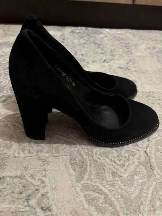 Туфли замшевые 36