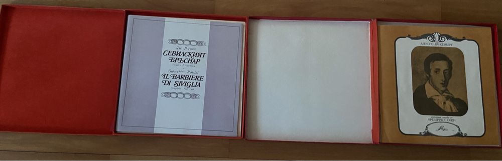 Ретро грамофонни плочи в кутии (Бокс сетове) – Балкантон / Класическа музика: Росини/ Вайсенберг