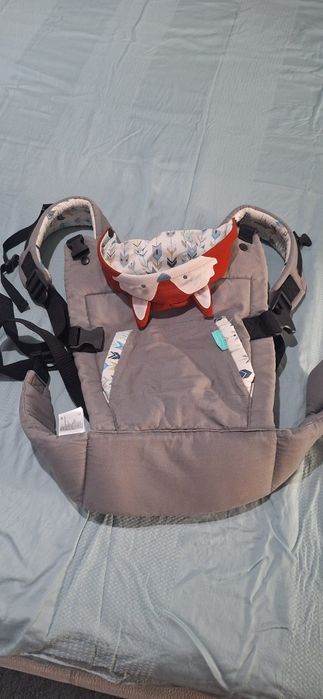 Marsupiu ergonomic Infantino Cuddle Up cu glugă – Stare foarte bună