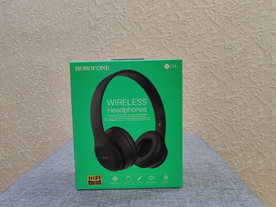 Продам новые наушники Borofone