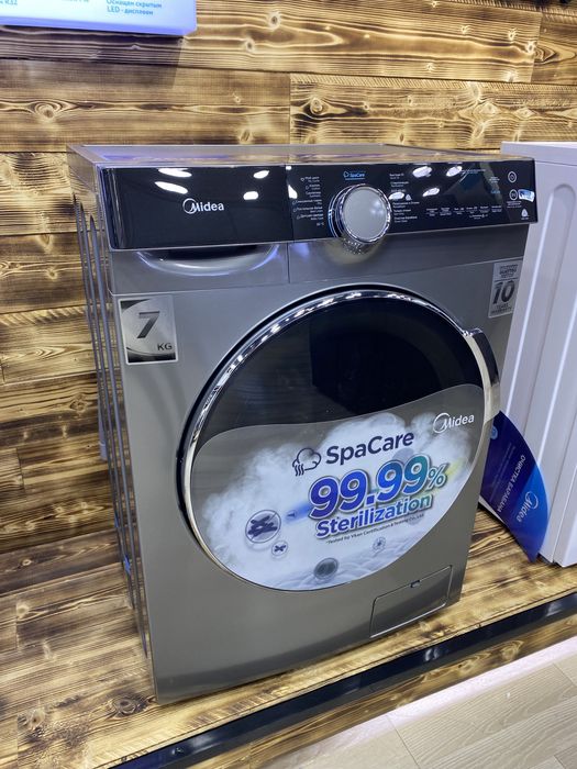 Стиральная машина Midea на 8 кг модель - MF200W80WB/T-C / Доставка