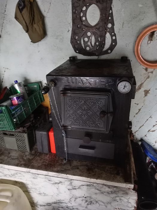 Продам печь шахтёр новый