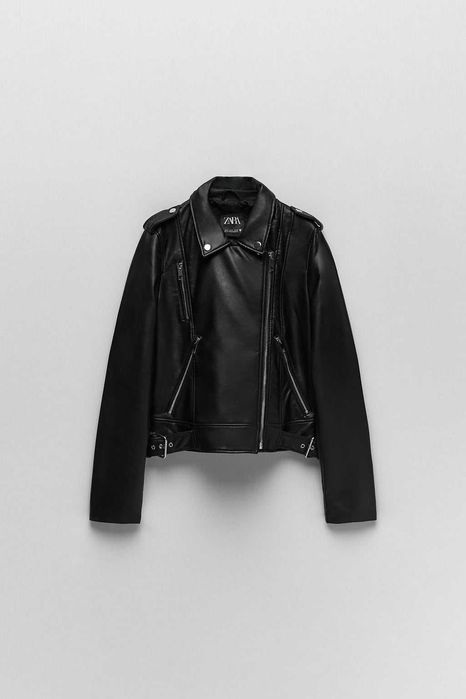 Ново кожено яке Zara, XS