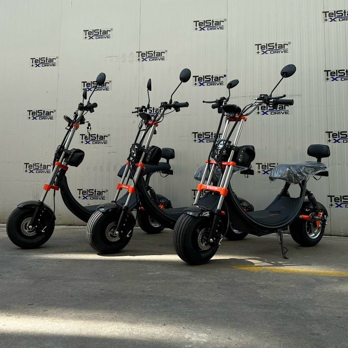 Електрически скутер TELSTAR CITY HARLEY C2-PRO 1500W 48V 23Ah LED coco