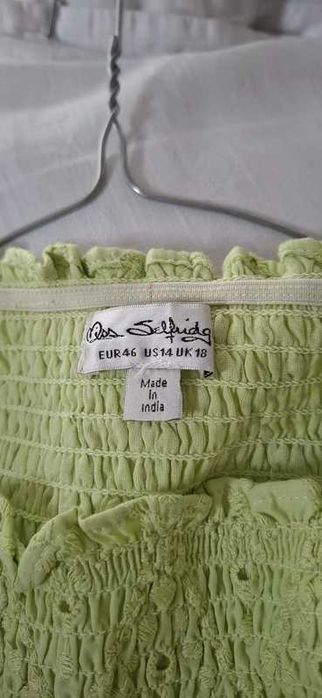 Rochie verde bumbac